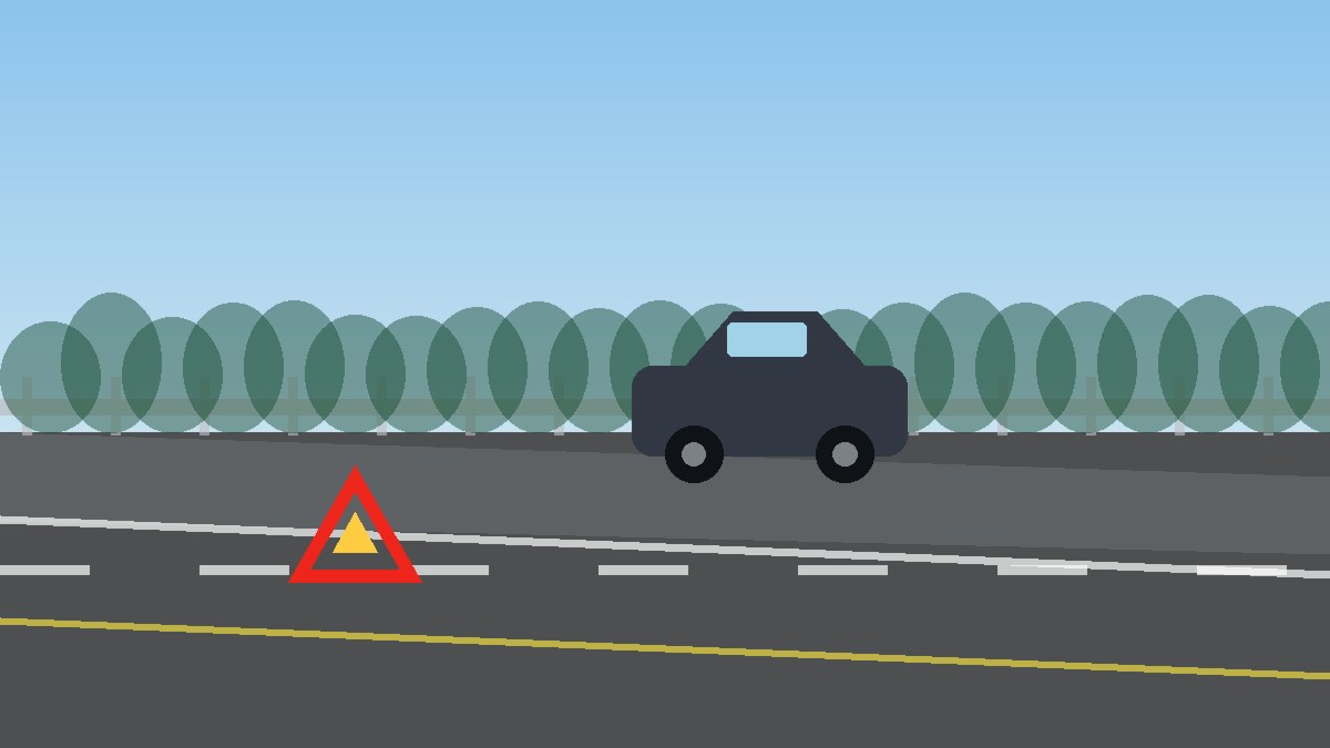 大足道路故障安全等待现场图